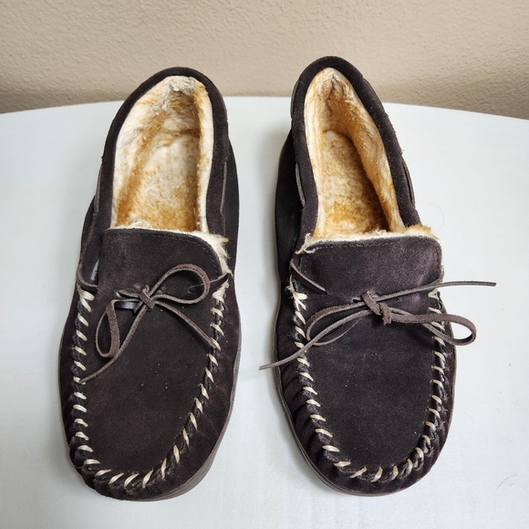 Guide Gear Mens Brown Wool Fur Lined Chukka Mocs-Size 10M - Picture 4 of 13